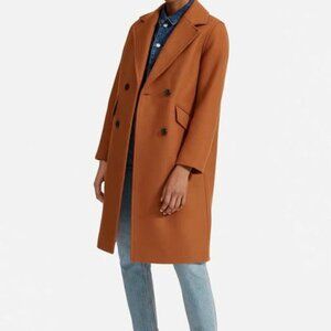 Everlane The Italian ReWool Overcoat - Spicy Ginger